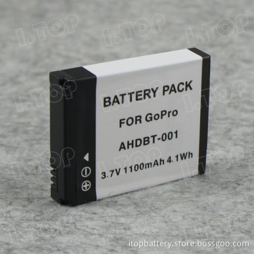 China Digital Camera Battery Factory 1100mAh AHDBT-001 Battery For Gopro Hero / Hero 2